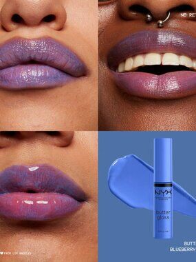NYX Butter Gloss in Blueberry Tart